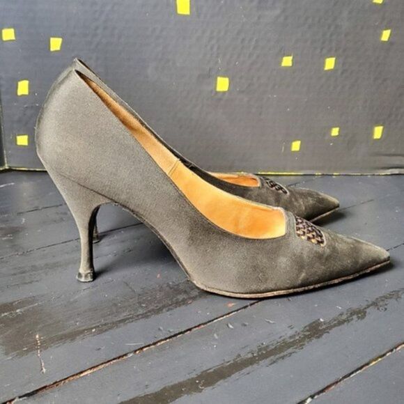 True Vintage Paramount Black Heels - Picture 5 of 8